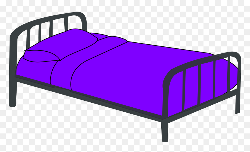 Bed Png Clipart, Transparent Png - sleeping png