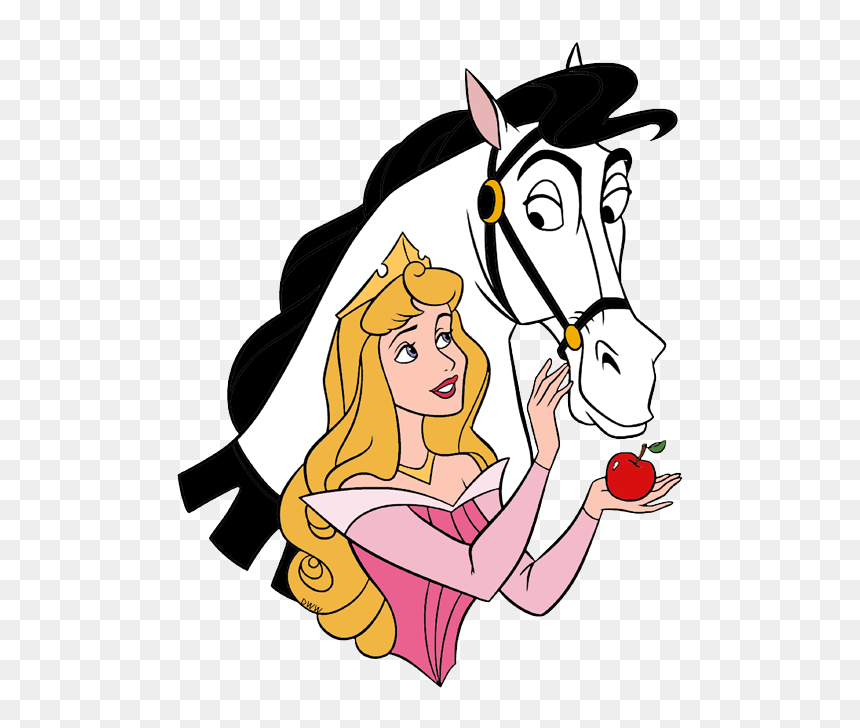 Sleeping Beauty And Horse, HD Png Download - sleeping png