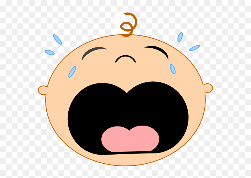 Crying Baby Clipart, HD Png Download - crying png