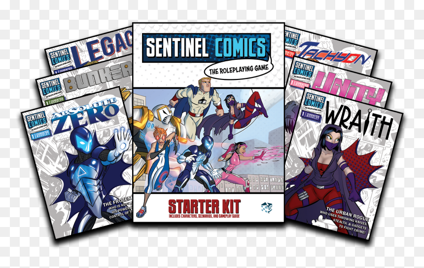 Sentinel Comics Rpg, HD Png Download - comic book png