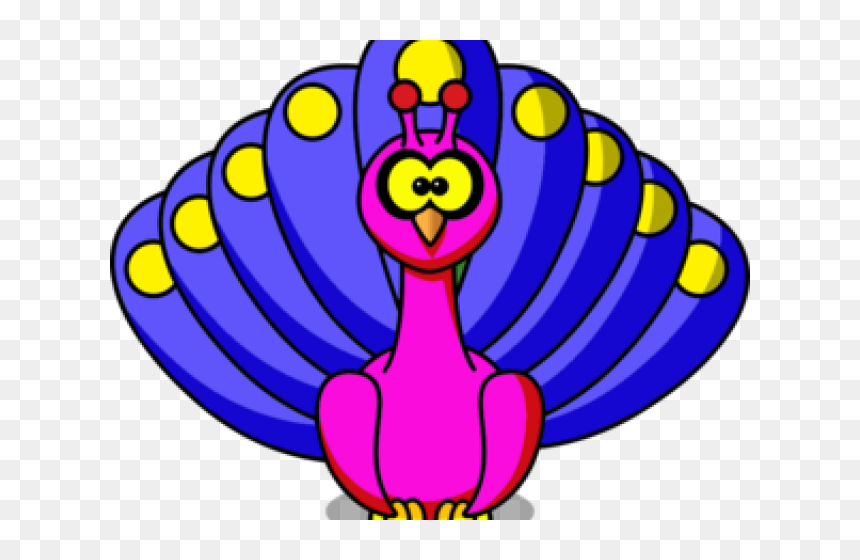 Colorful Peacock Clipart, HD Png Download - feet png