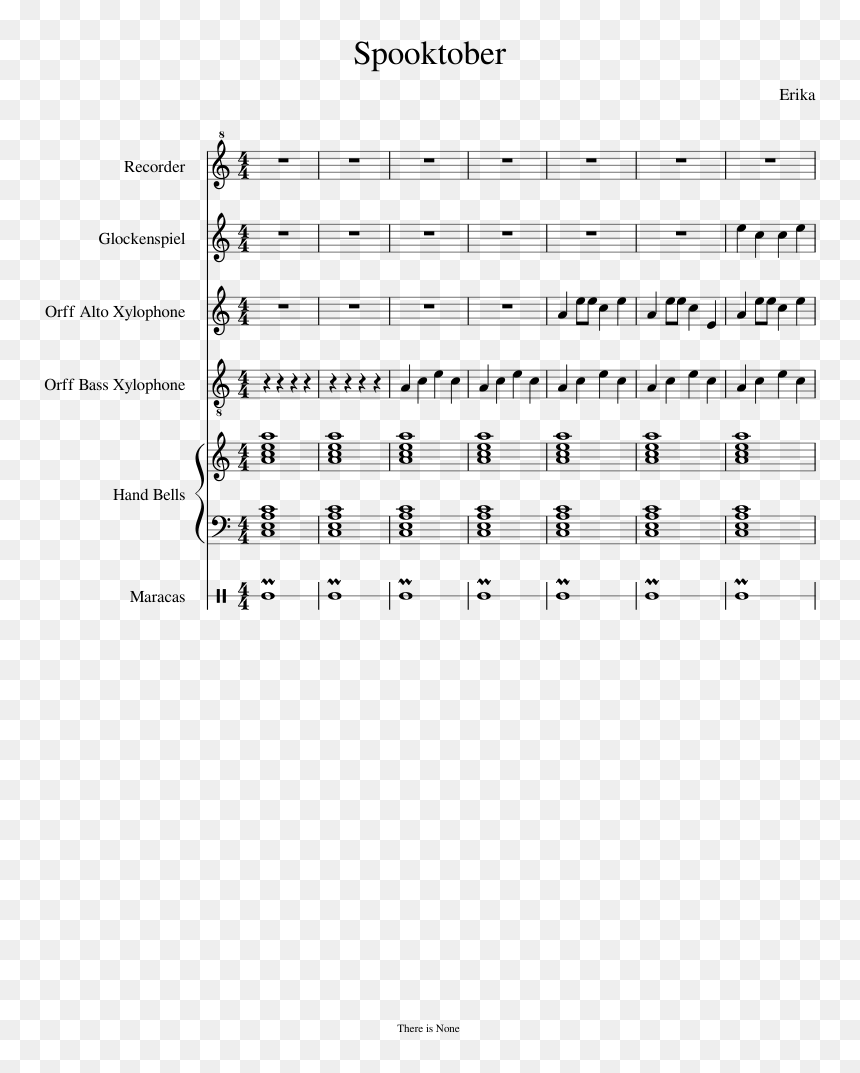 Sheet Music, HD Png Download - spookyforest.png