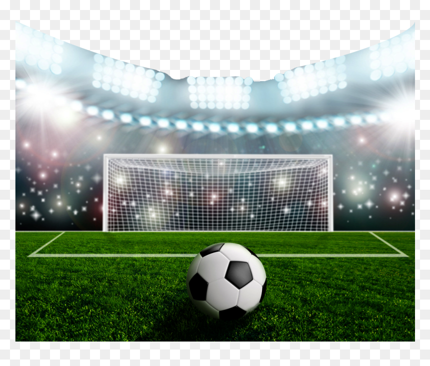 Soccer Background, HD Png Download - goal png