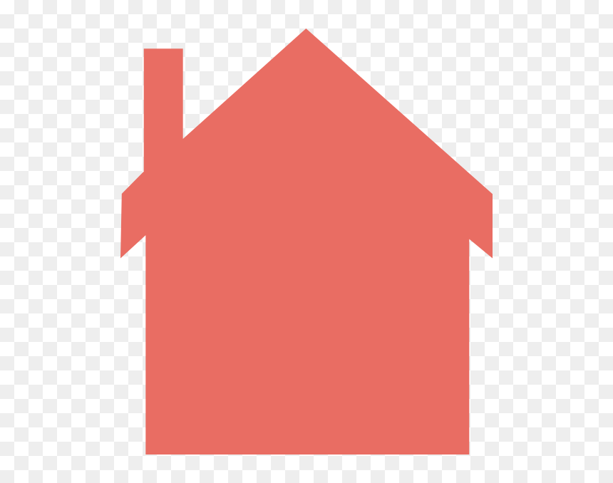 Red House Clipart Png, Transparent Png - house silhouette png