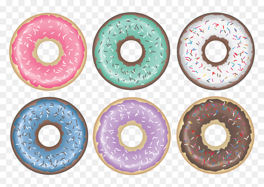 Transparent Background Free Donut Clipart, HD Png Download - tumblr circle png