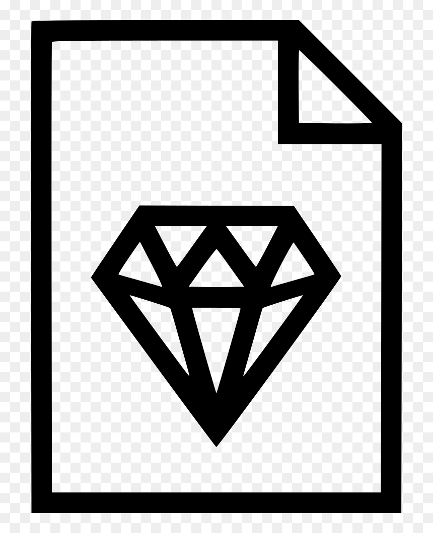 Portable Network Graphics, HD Png Download - diamond outline png