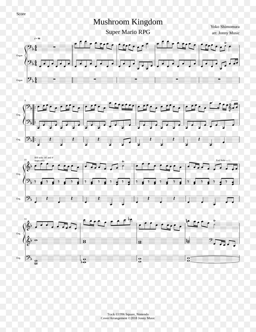 Sheet Music, HD Png Download - mario mushroom png