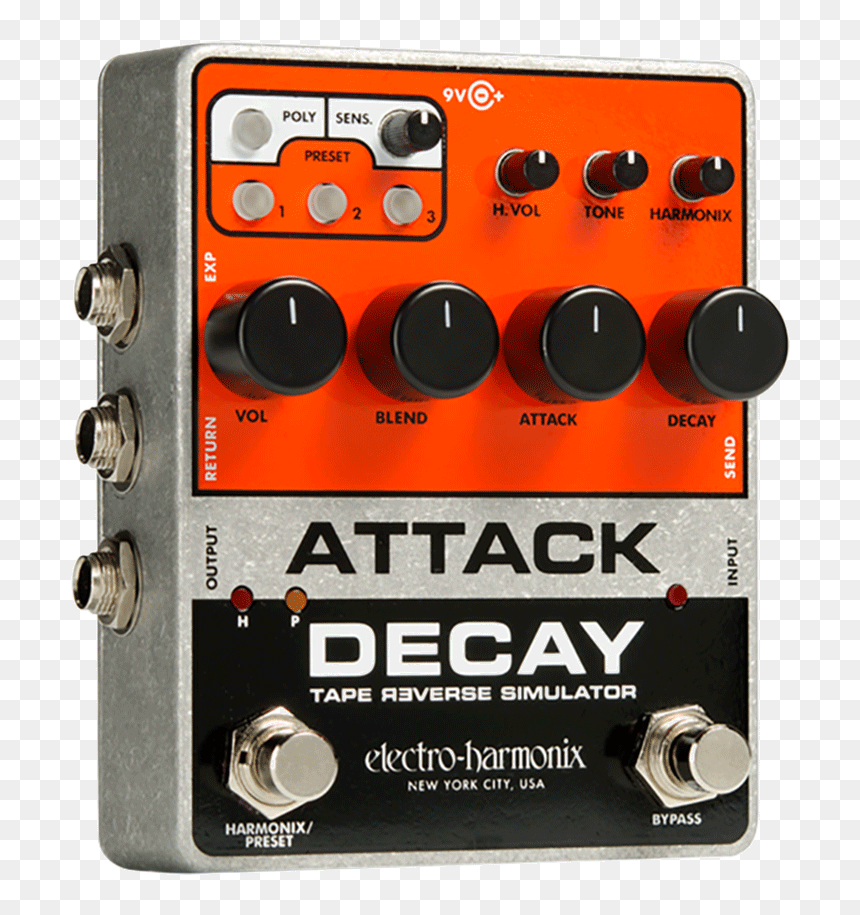 Electro Harmonix Attack Decay, HD Png Download - piece of tape png