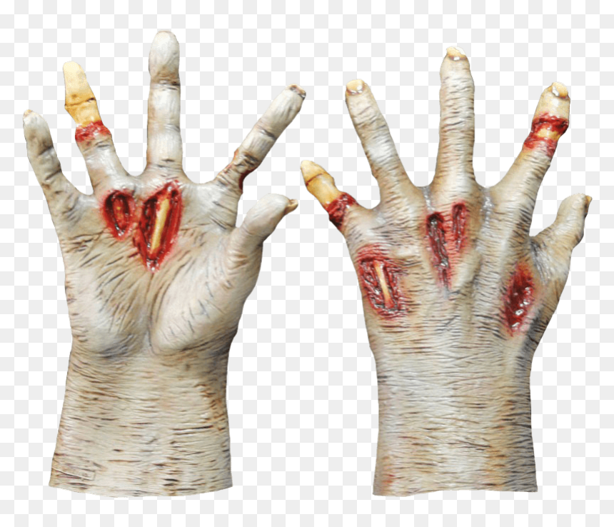 Zombie Missing Finger, HD Png Download - zombie hand png