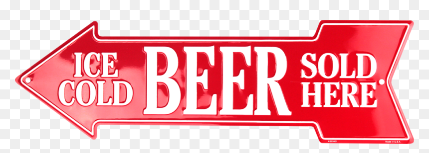 Cold Beer Here Png, Transparent Png - sold sign png