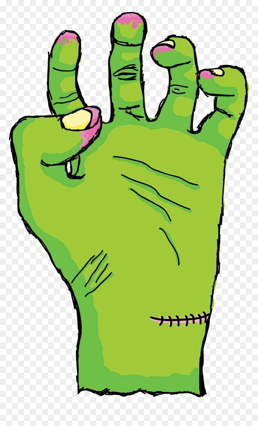Clip Art, HD Png Download - zombie hand png