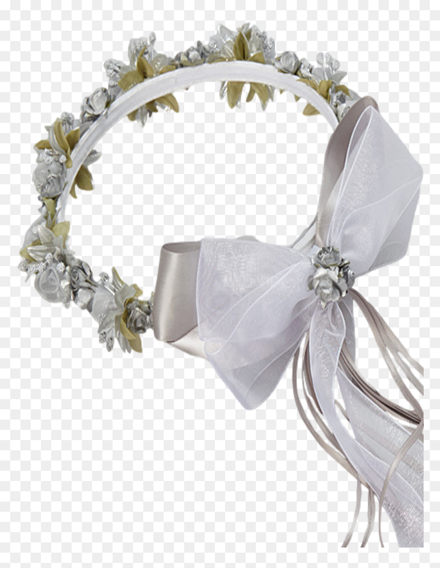 Flower, HD Png Download - silver ribbon png