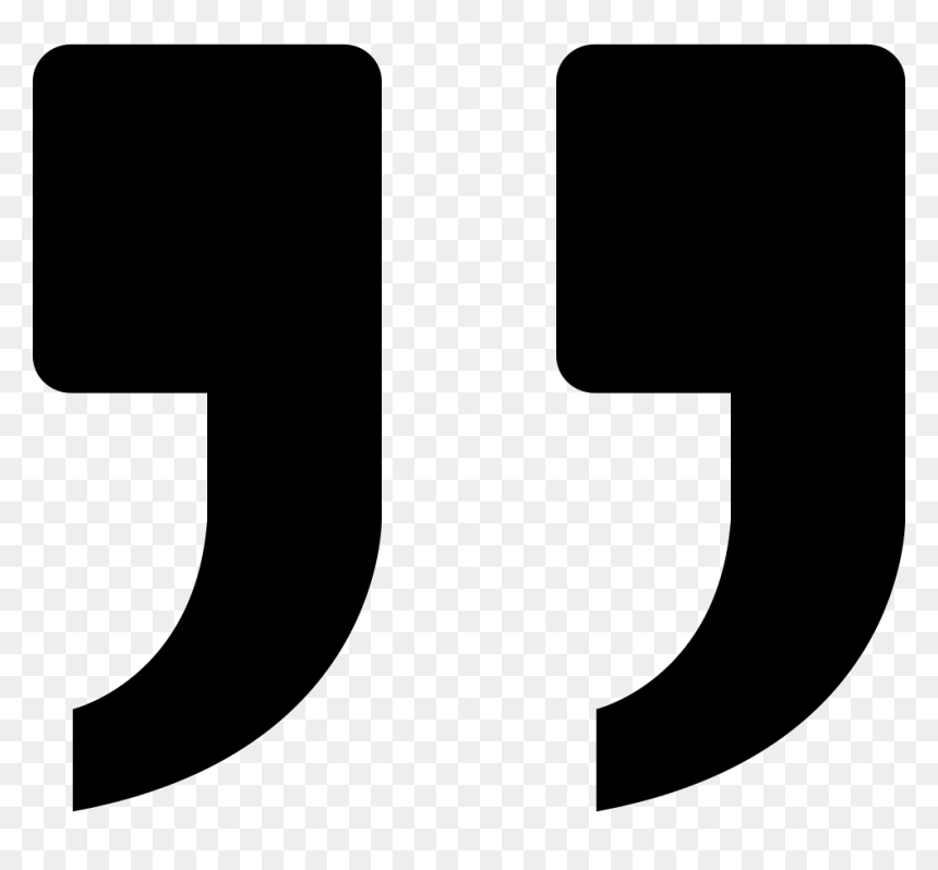 Quotation Marks Icon Png, Transparent Png - the end png