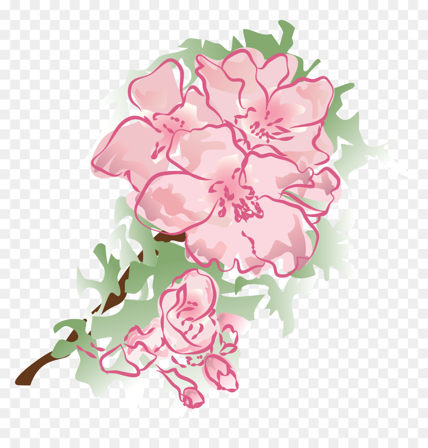 Transparent Watercolor Rose Clip Art, HD Png Download - png flower