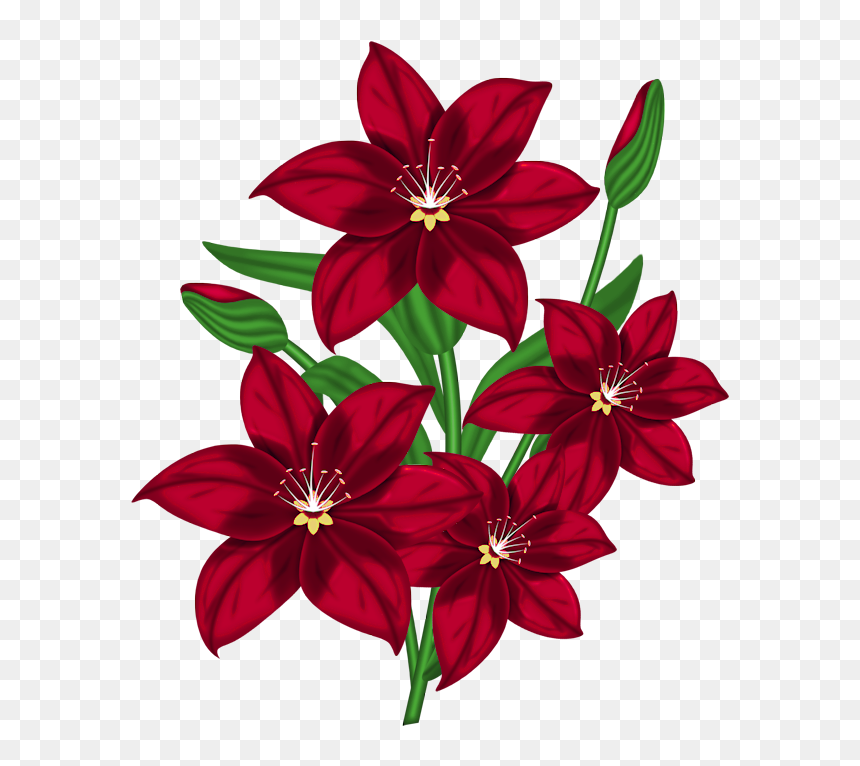 Flower Designs For Chart, HD Png Download - png flower