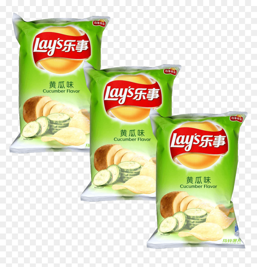 乐事 黄瓜 味 薯 片, HD Png Download - chips png