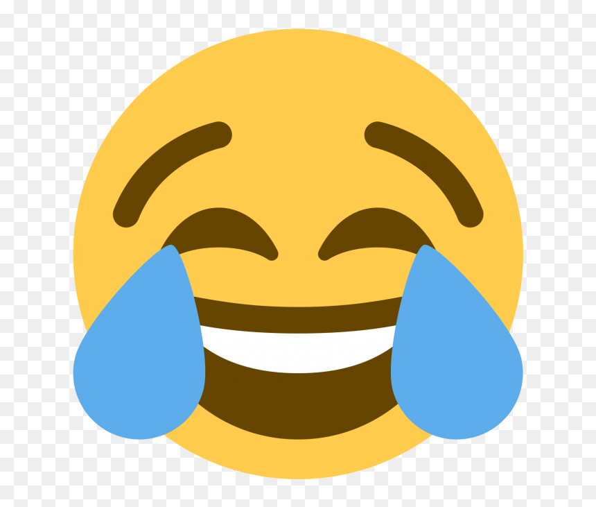 Joy Emoji Twitter, HD Png Download - laughing png