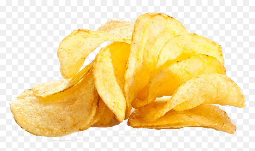 Potato Chips White Background, HD Png Download - chips png