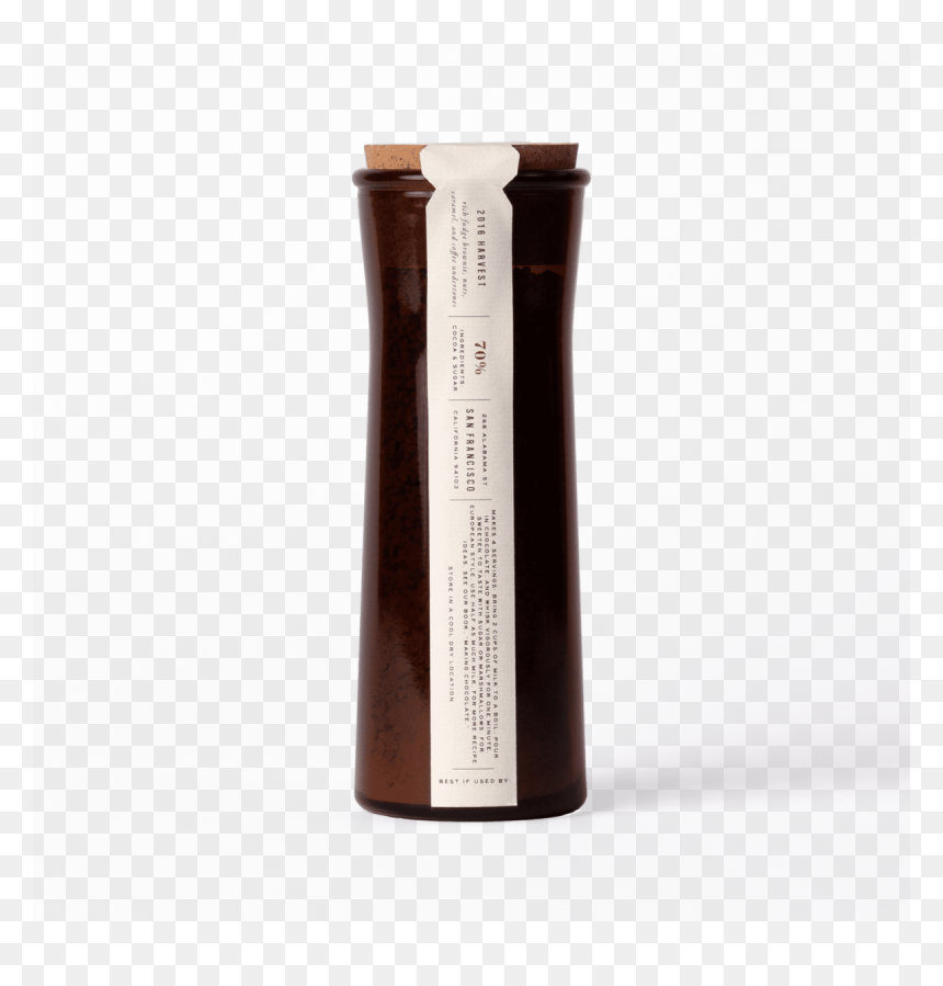 Glass Bottle, HD Png Download - hot chocolate png