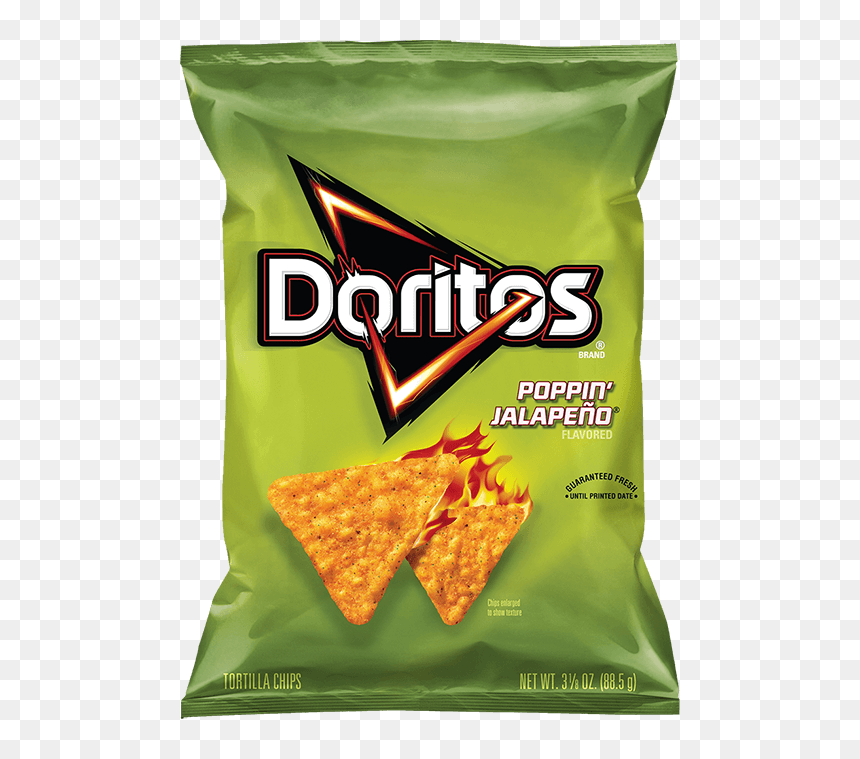 Doritos Poppin Jalapeno, HD Png Download - dorito png