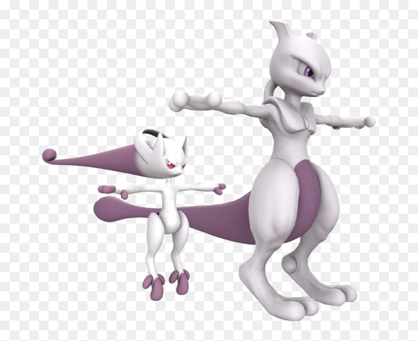 Cartoon, HD Png Download - mewtwo png