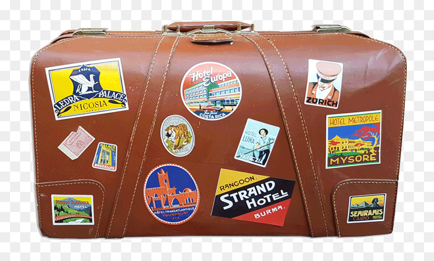 Luggage Labels, HD Png Download - suitcase png