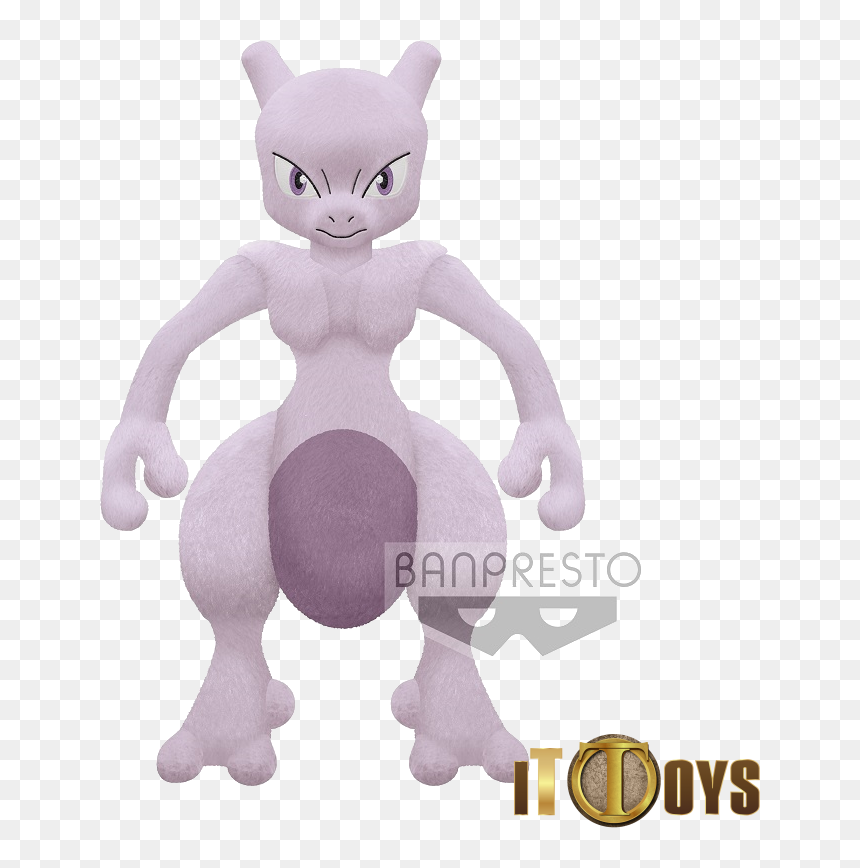 Mewtwo Strikes Back Evolution Plush, HD Png Download - mewtwo png