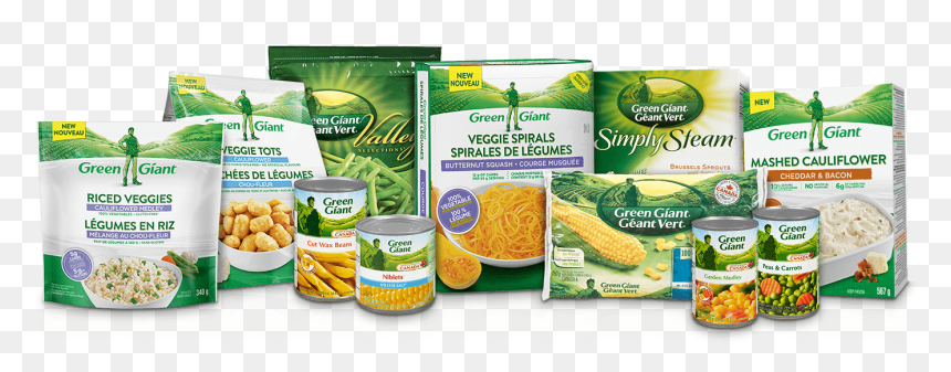 Green Giant Canada Our Products Png Spiral Green Giant - Green Giant Products, Transparent Png - green giant png