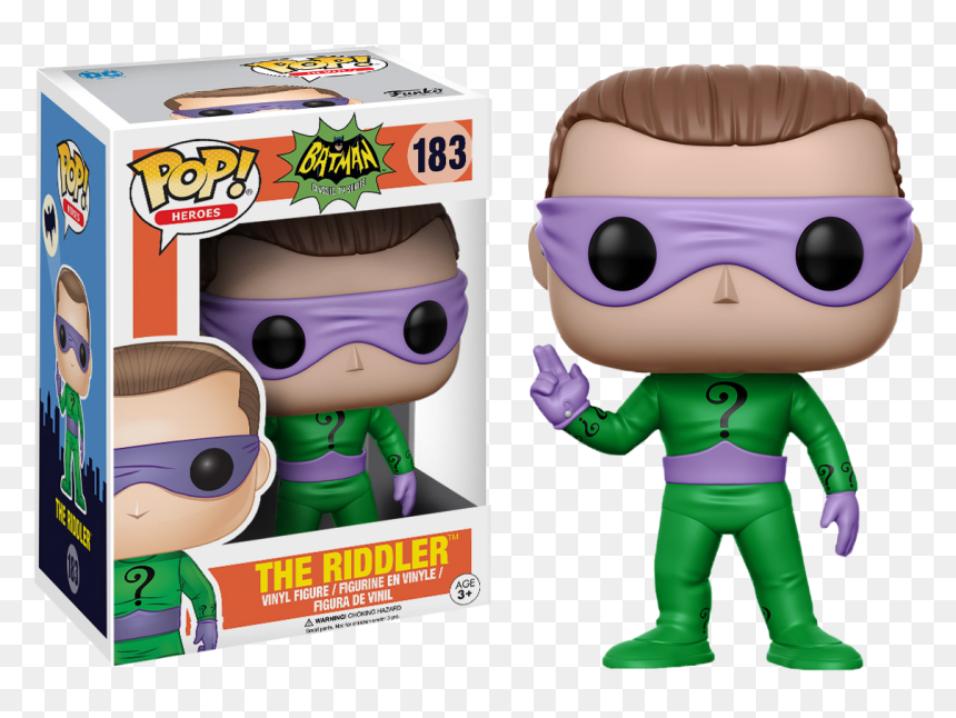 Batman 1966 Funko Pop, HD Png Download - the riddler png