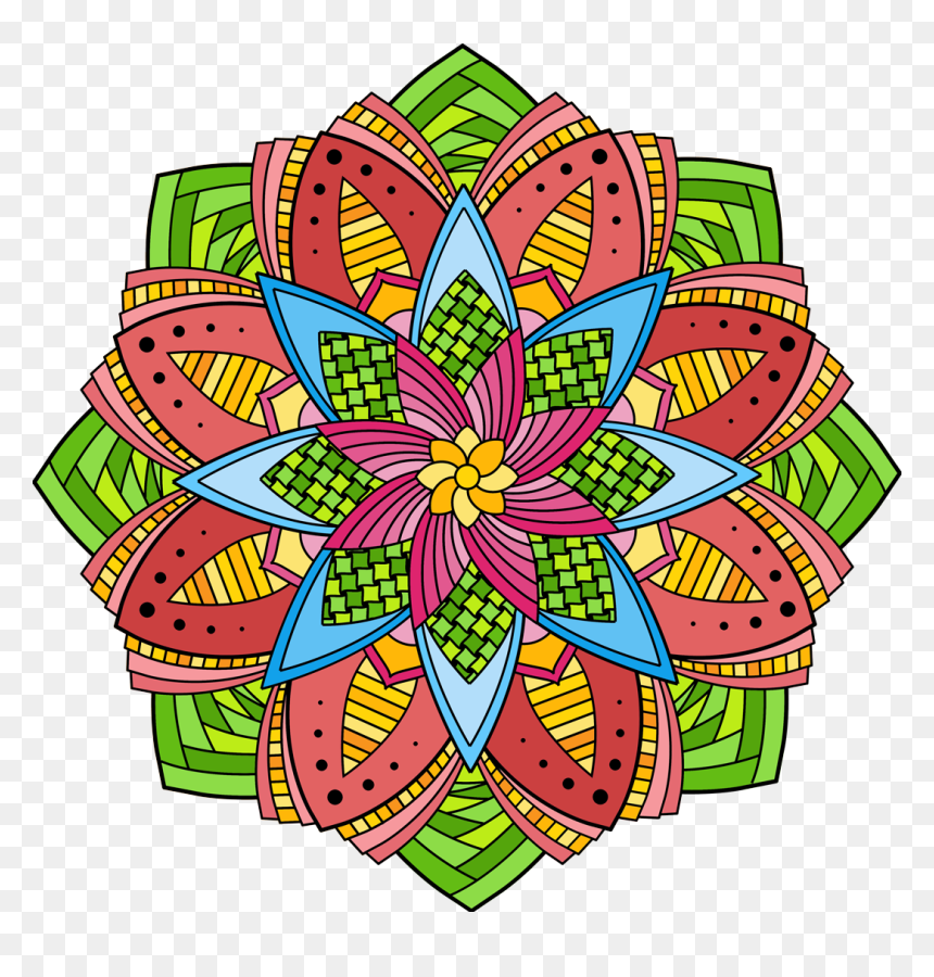 What Happens With You When You Color Mandala Coloring - Color Mandala, HD Png Download - dazzlings eg2 png