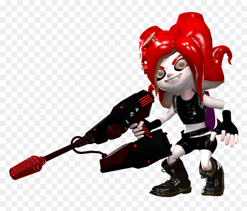 The Parody Wiki - Octoling Scarlet, HD Png Download - dazzlings eg2 png