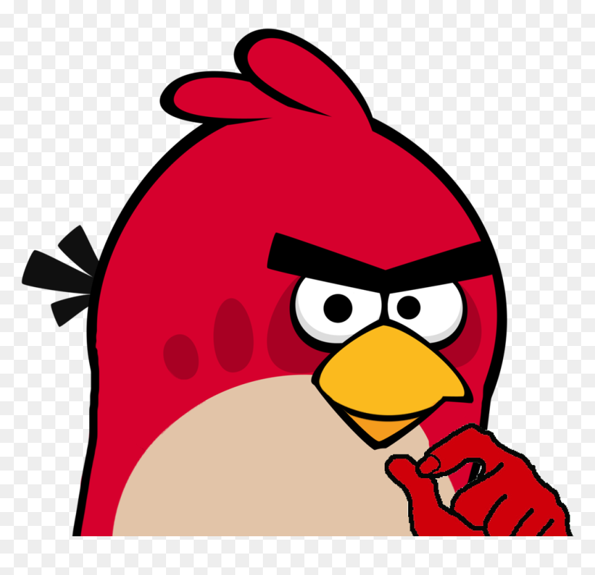 Angry Bird Game Red, HD Png Download - illuminati .png