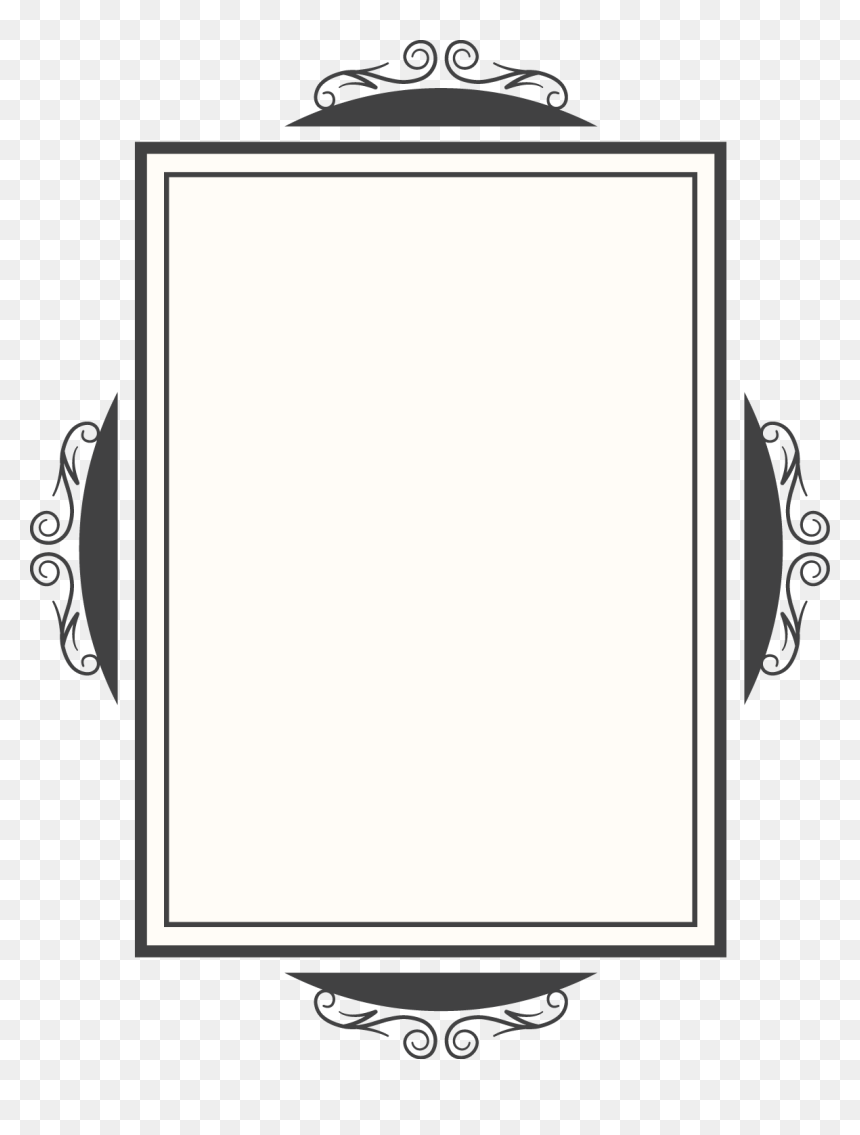 Black And White Mirror, HD Png Download - black mirror png