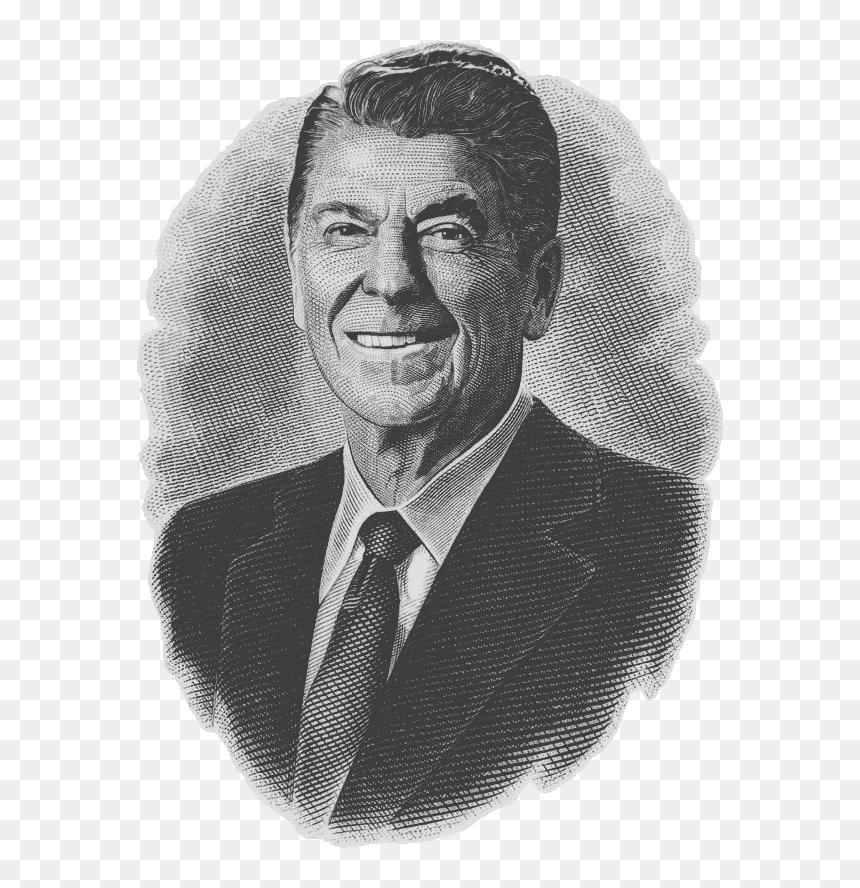 The Great Communicator - Ronald Reagan Small, HD Png Download - reagan png