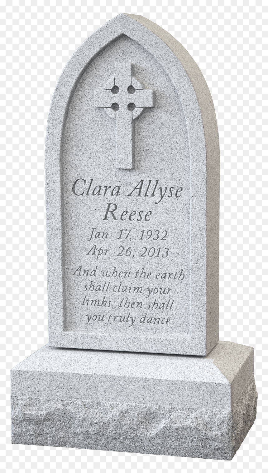 Reese Headstone,headstone In Magnolia Cemetery, Beaumont, - Headstone, HD Png Download - black marble png