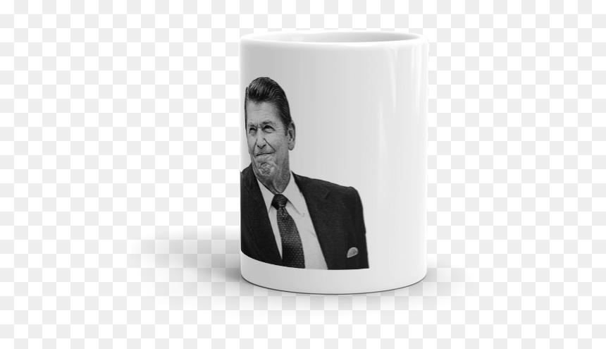 President Ronald Reagan Flipping The Bird Mug - President Flipping Bird, HD Png Download - reagan png