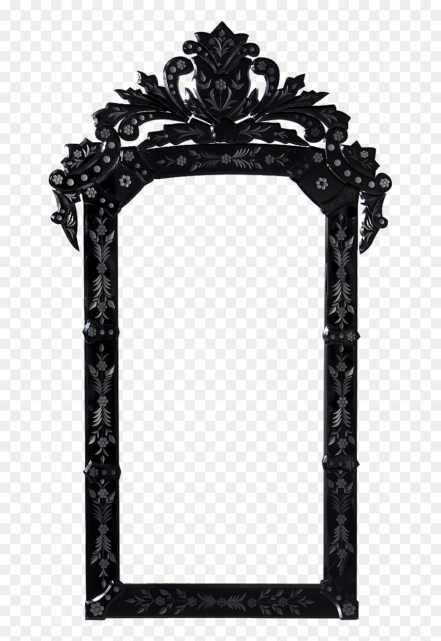 Biomorphic Photo By Ahava2 Clip Art, Illustrations - Mirror Glass Png Download, Transparent Png - black mirror png