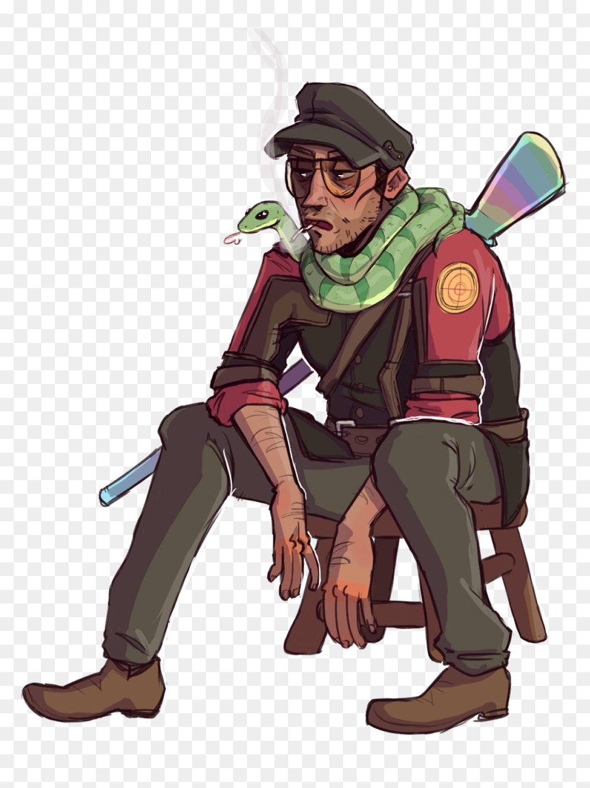 Cartoon, HD Png Download - engineer tf2 png