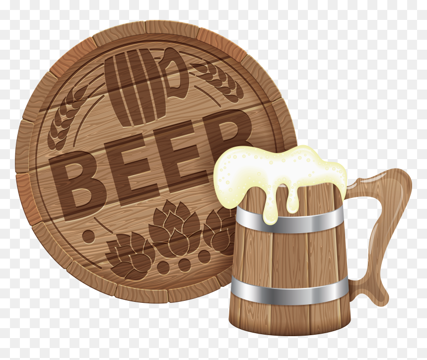 Barrel Clipart Transparent Background - Beer Barrel Png, Png Download - donkey kong barrel png