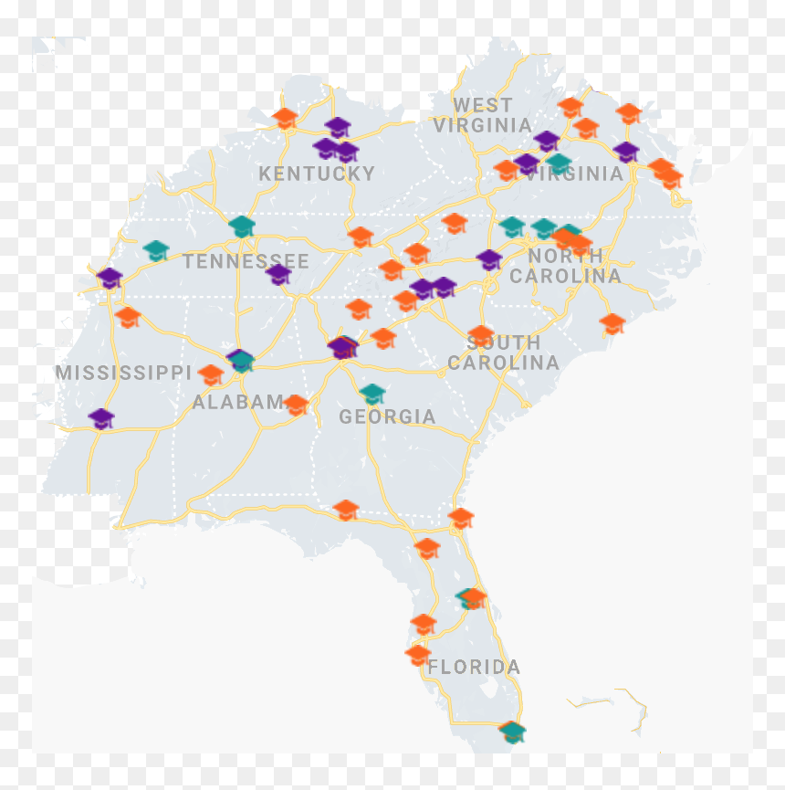 Map, HD Png Download - north south east west png