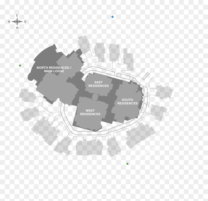 Map, HD Png Download - north south east west png