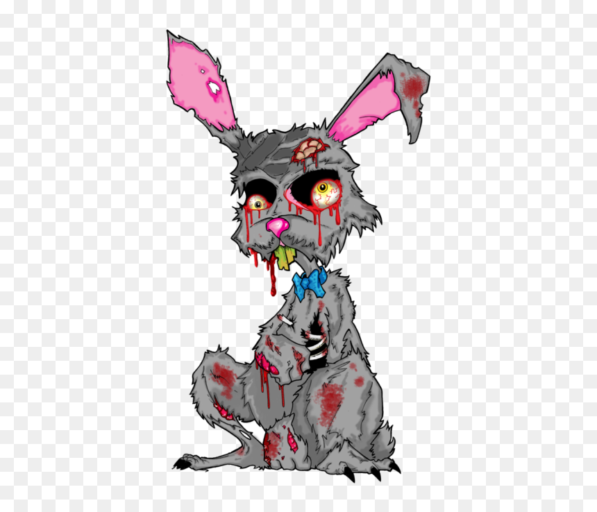 Zombie Easter Bunny Cartoon, HD Png Download - bo2 zombie png