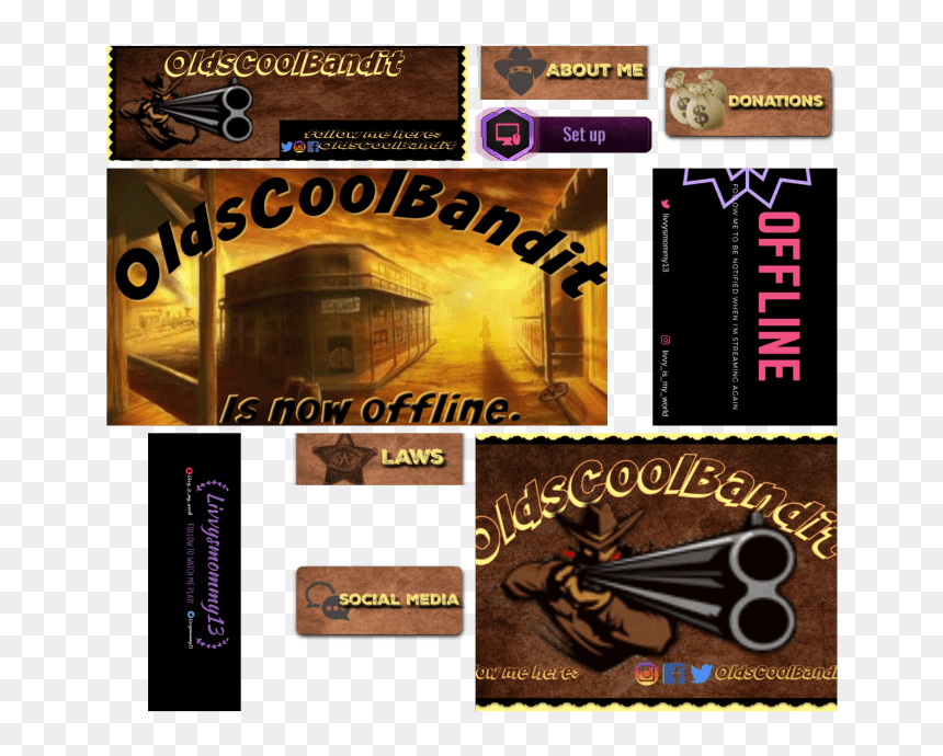 Book Cover, HD Png Download - twitch layout png