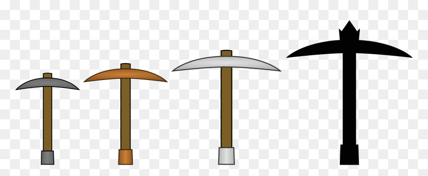 Clip Art, HD Png Download - minecraft diamond pickaxe png