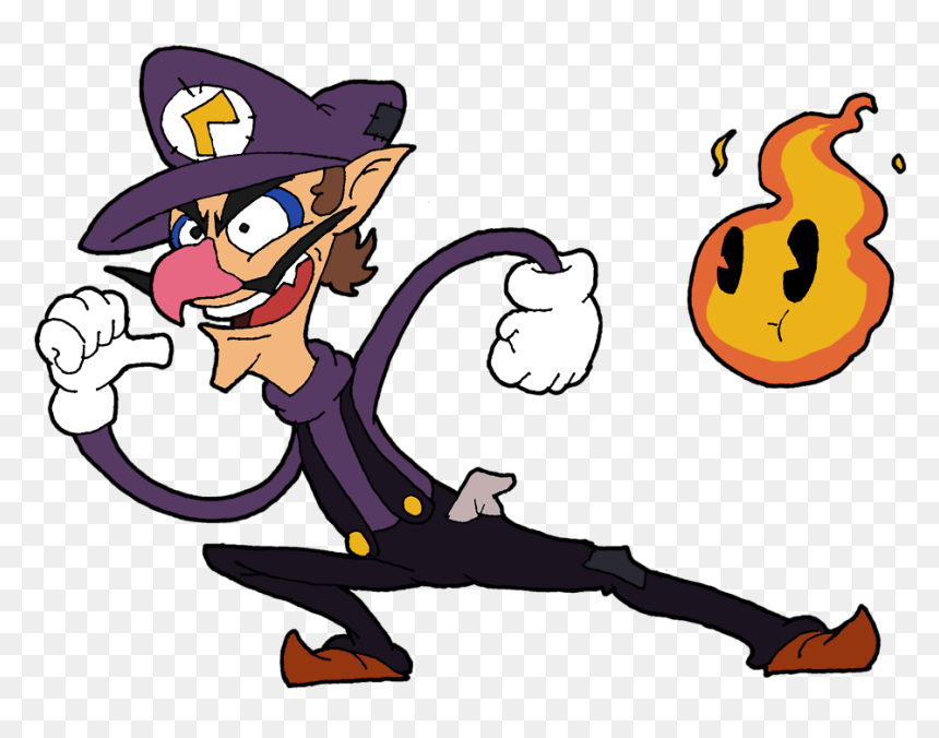 Cartoon, HD Png Download - fire mario png