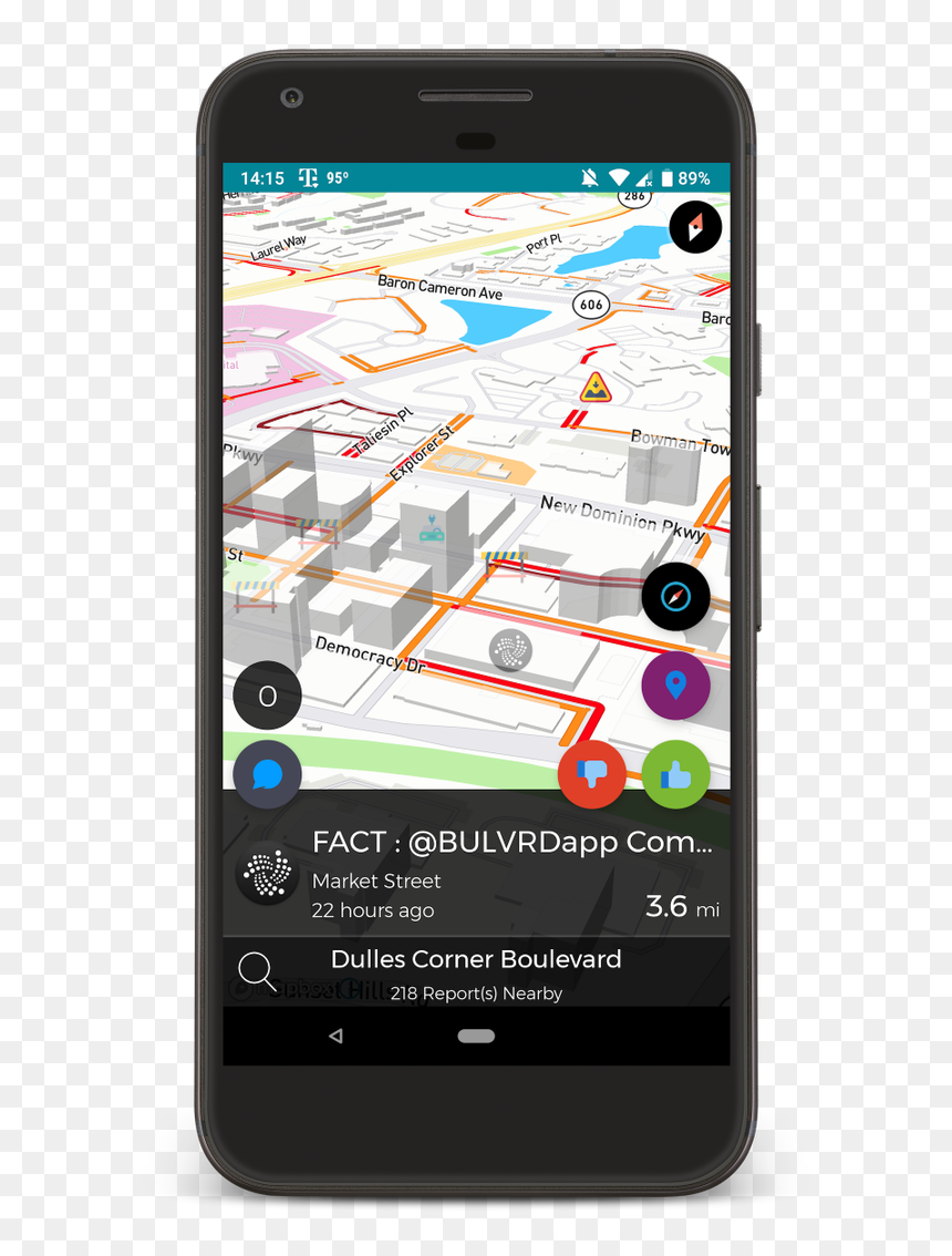 Iphone, HD Png Download - waze png