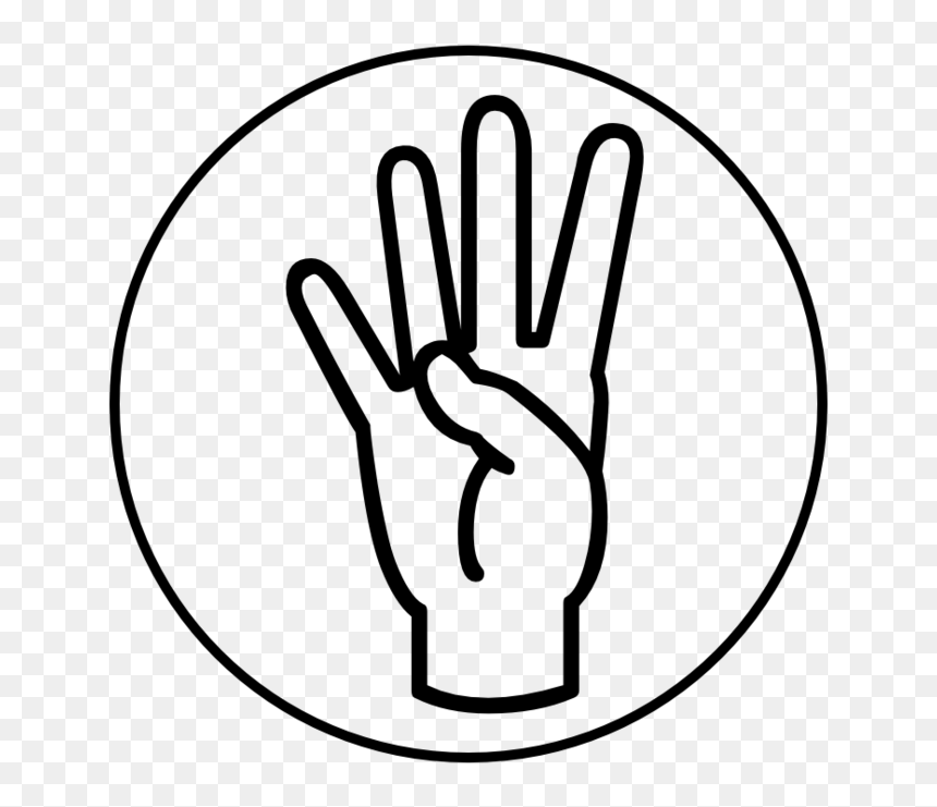 New Asl Nyc Asl 4 - Lenguaje De Señas Los Numeros, HD Png Download - asl png