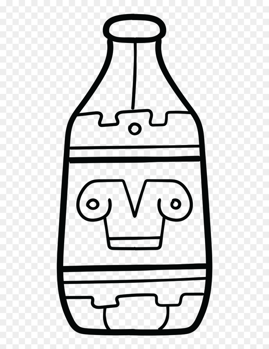 Glass Bottle, HD Png Download - caguama png