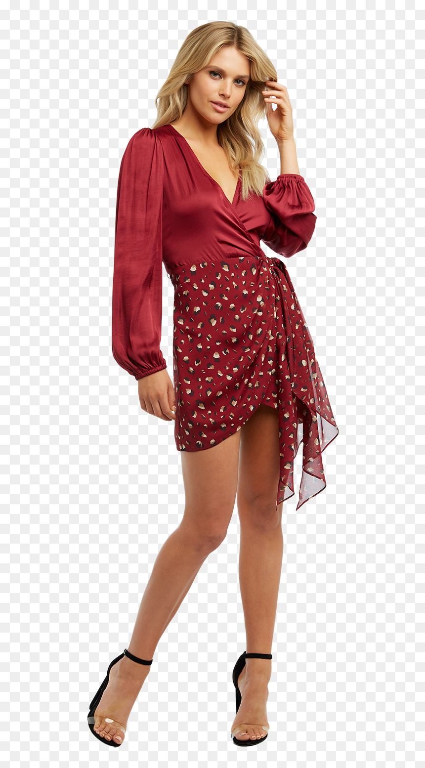 Elena Tie Blouse In Colour Dry Rose - Photo Shoot, HD Png Download - elena png