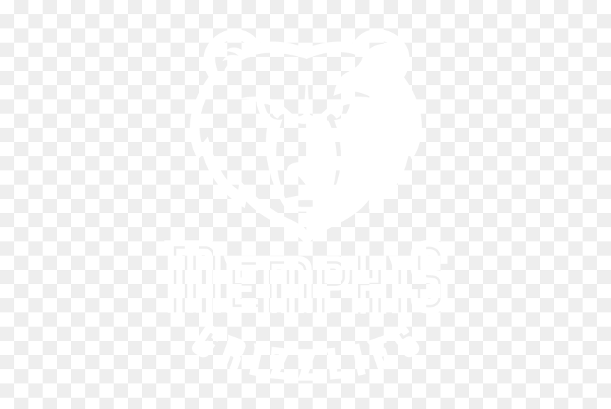 Memphis Grizzlies - White Memphis Grizzlies Logo, HD Png Download - memphis grizzlies png